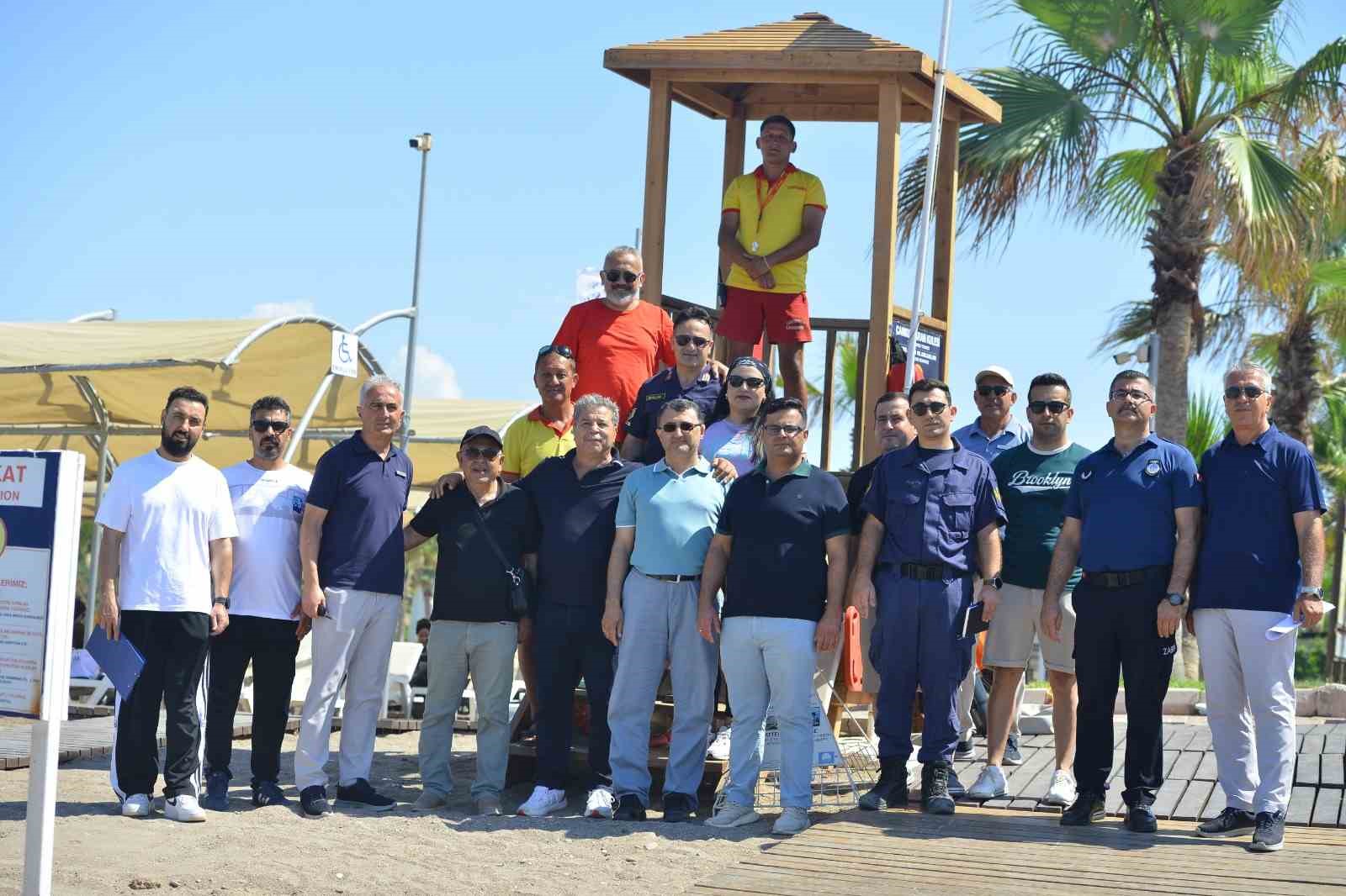 Kumluca’da yüzme alanlarında denetim