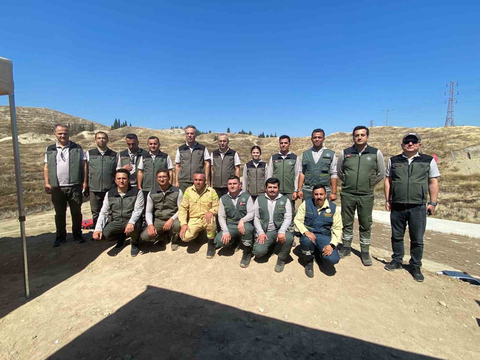 Ateş savaşçıların son tatbikatı gerçeğini aratmadı