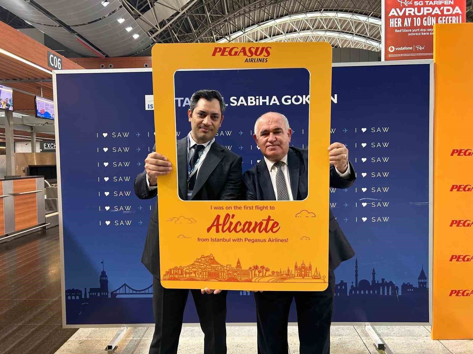 Sabiha Gökçen’in İspanya ağı Alicante ile genişliyor
