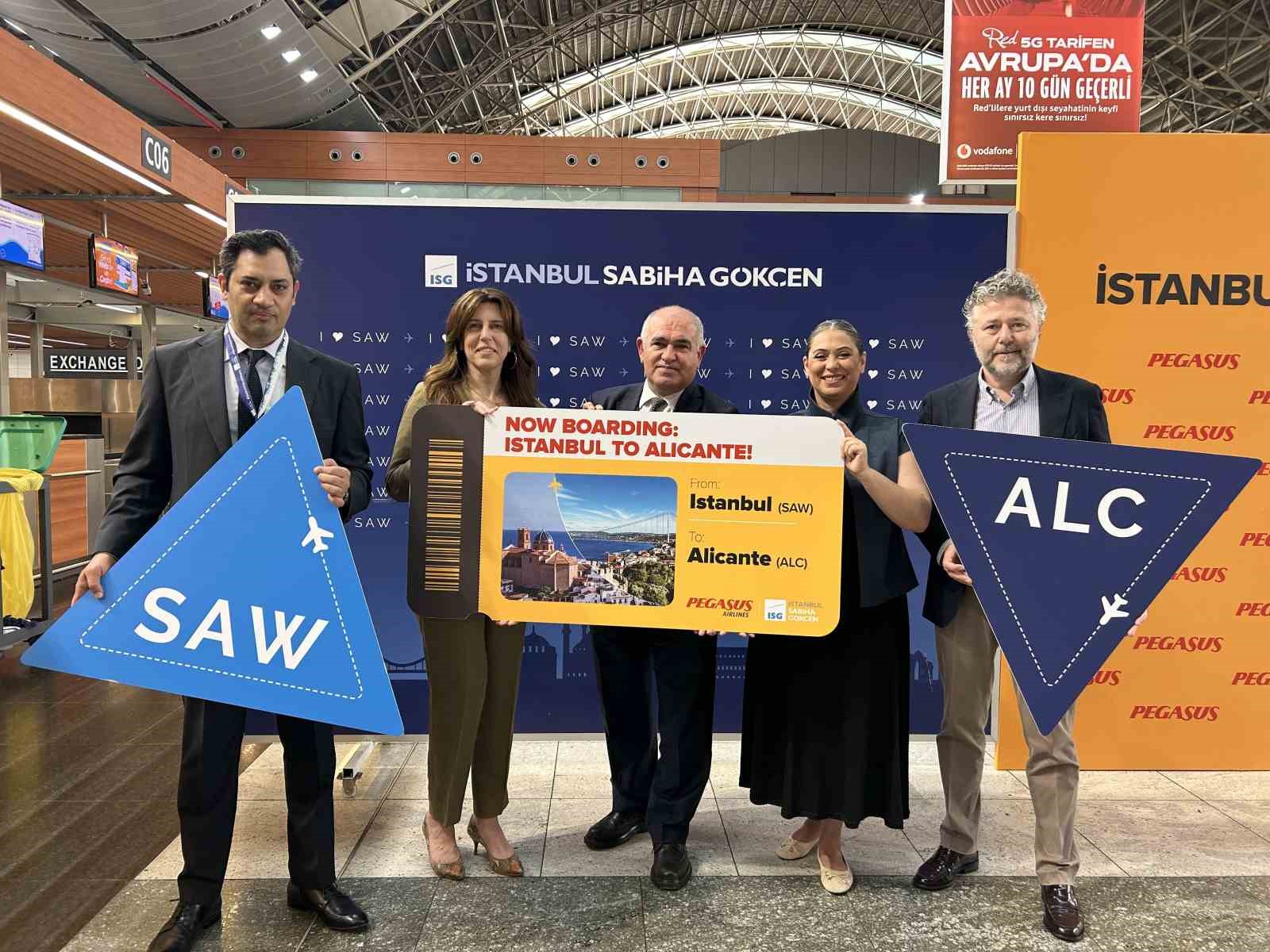 Sabiha Gökçen’in İspanya ağı Alicante ile genişliyor