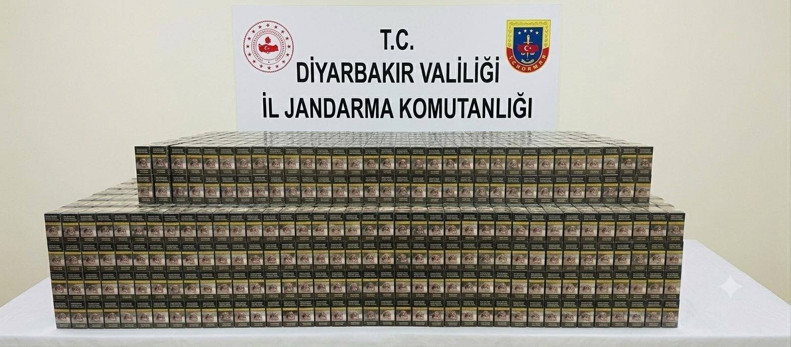 Diyarbakır’da 14 bin 988 paket kaçak sigara ele geçirildi