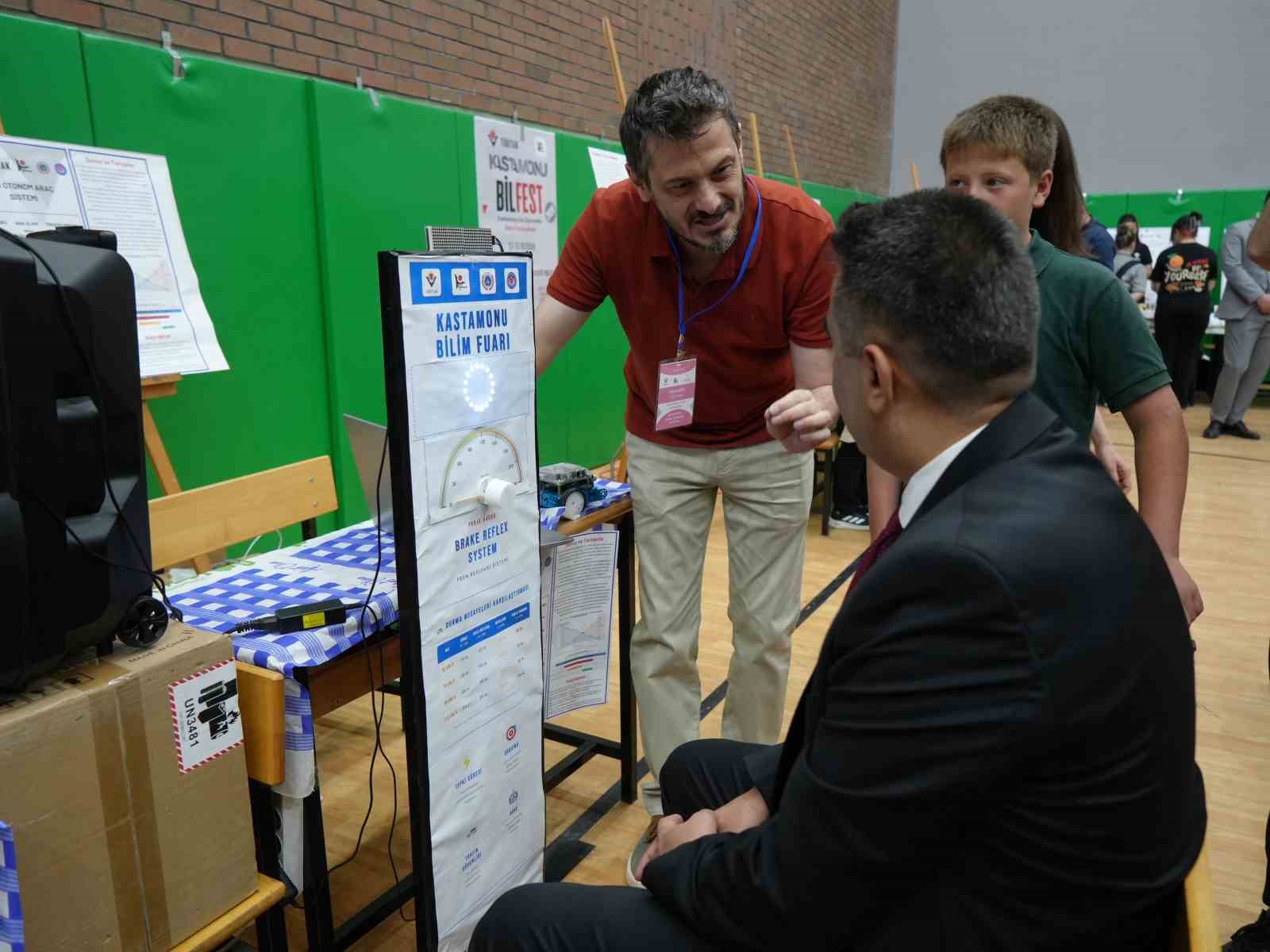 Kastamonu’da öğrencilerin hazırladığı 75 proje festivalde sergilendi