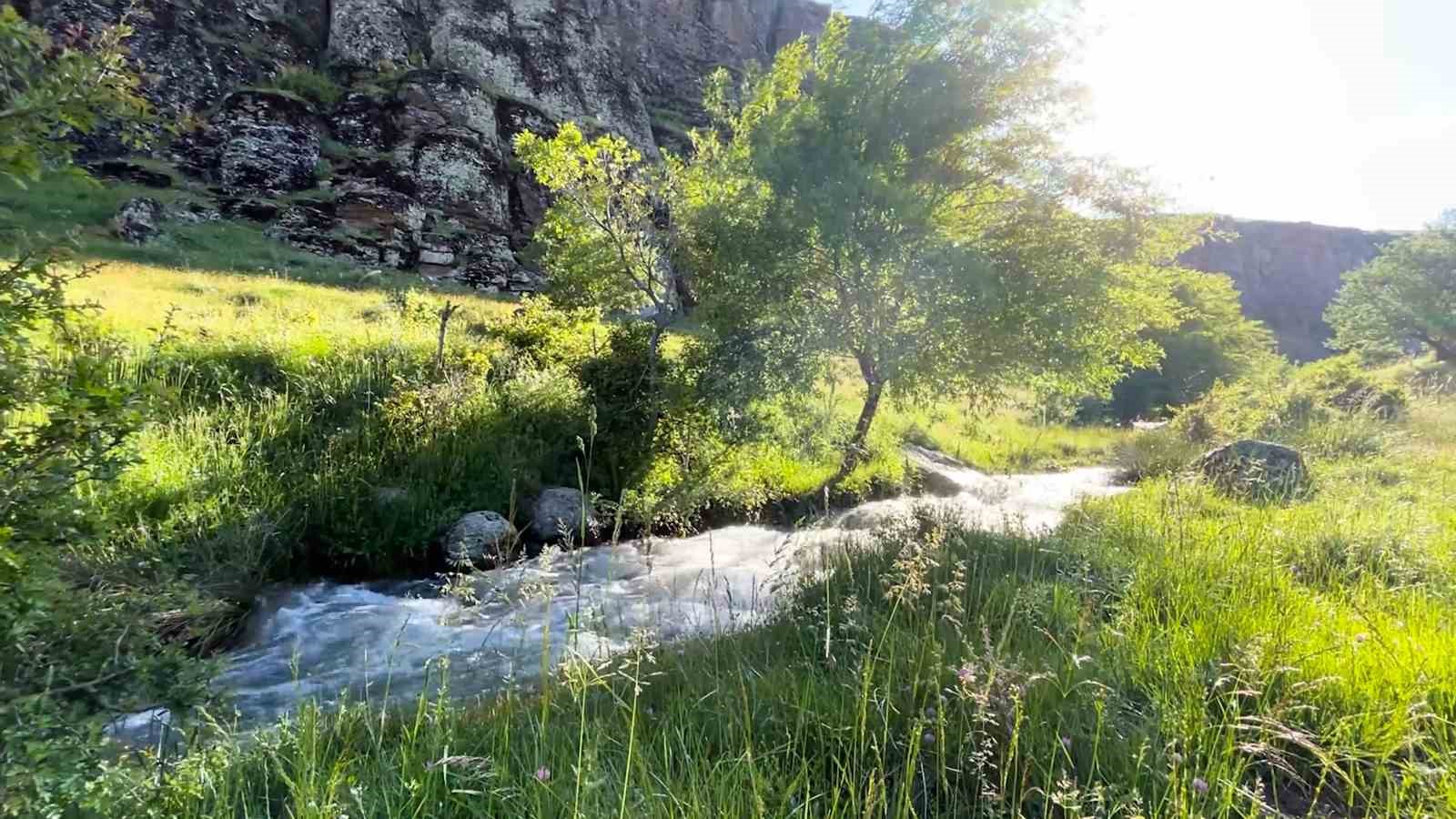 Niğde’nin Uzandı Vadisi görsel şöleniyle ziyaretçilerini ağırlıyor