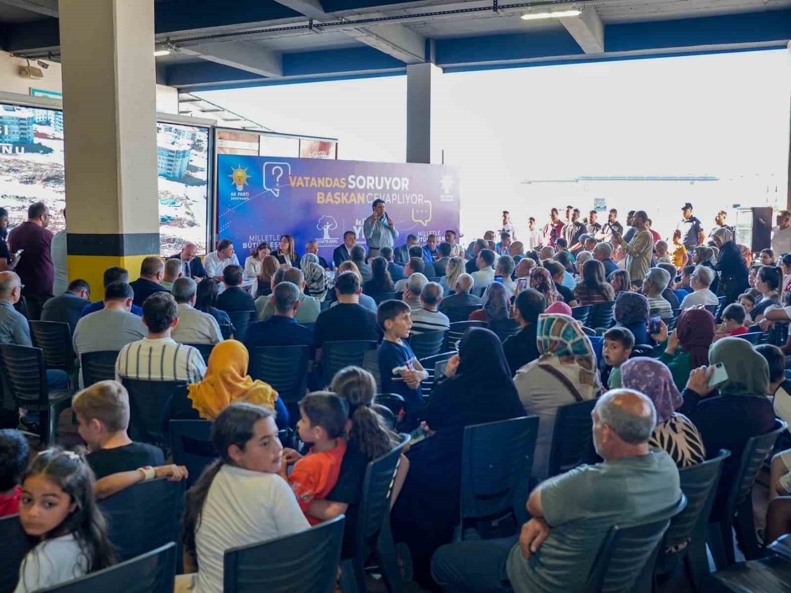 Yılmaz, Kuzeyşehir’de vatandaşlarla buluştu