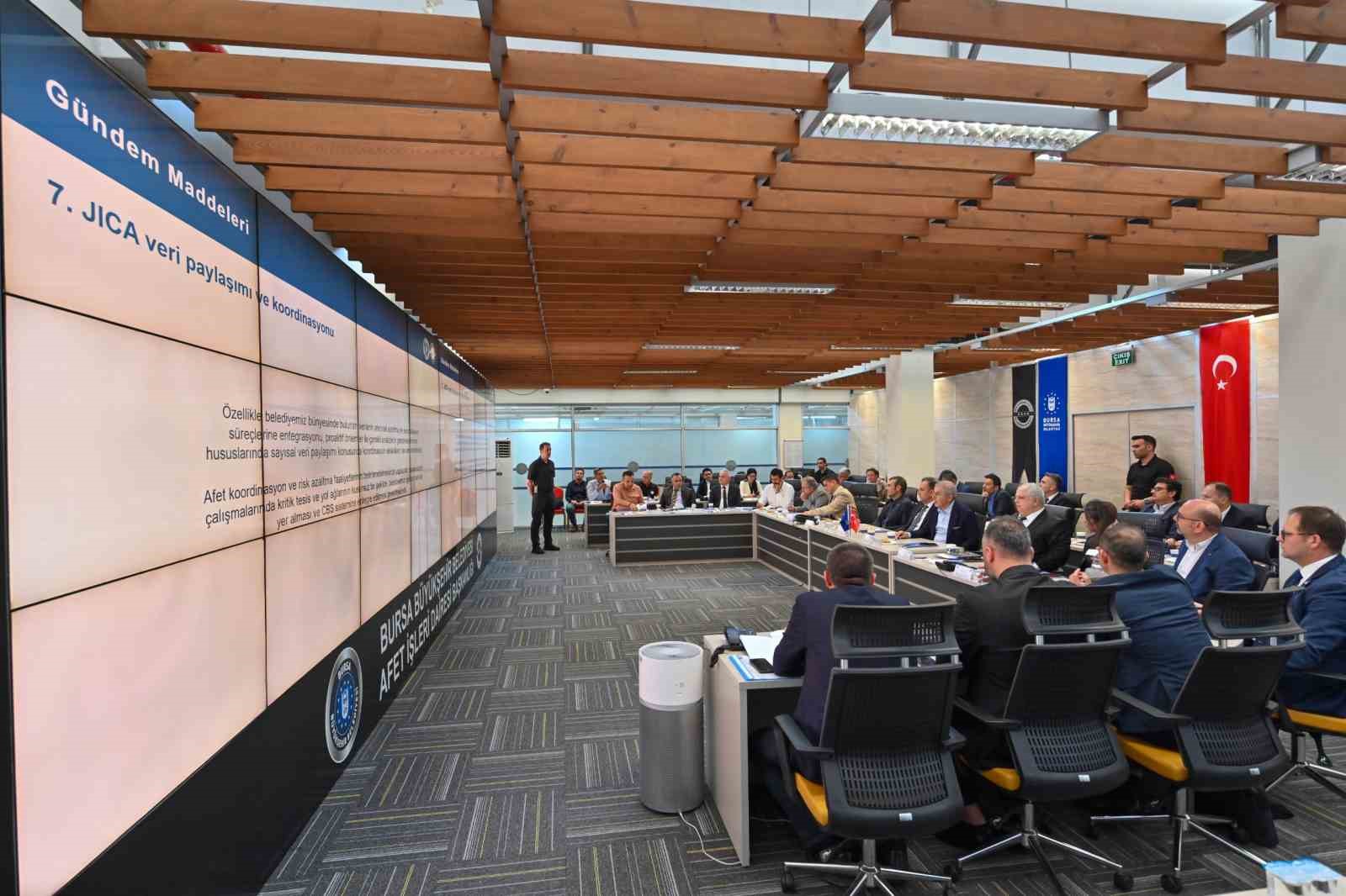 Bursa’nın afet planı AKOM’da masaya yatırıldı