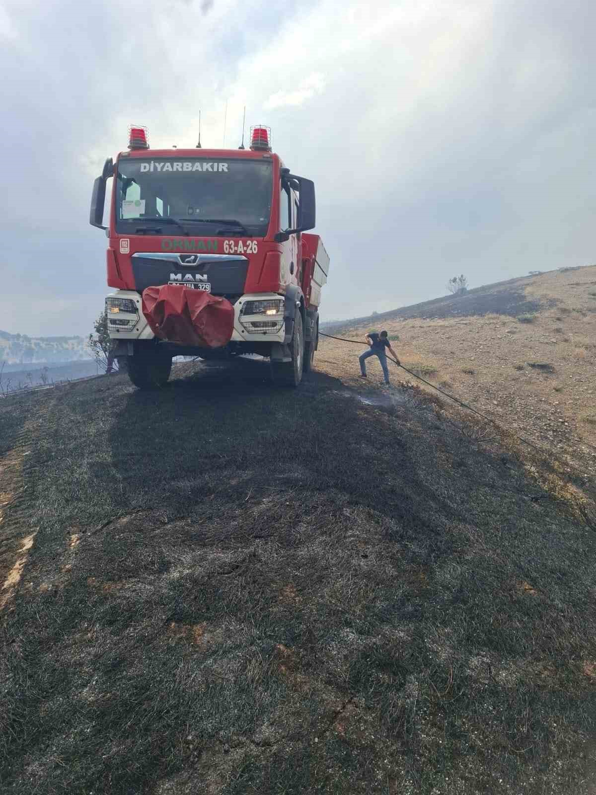 Diyarbakır’ın beş ilçesinde yangın