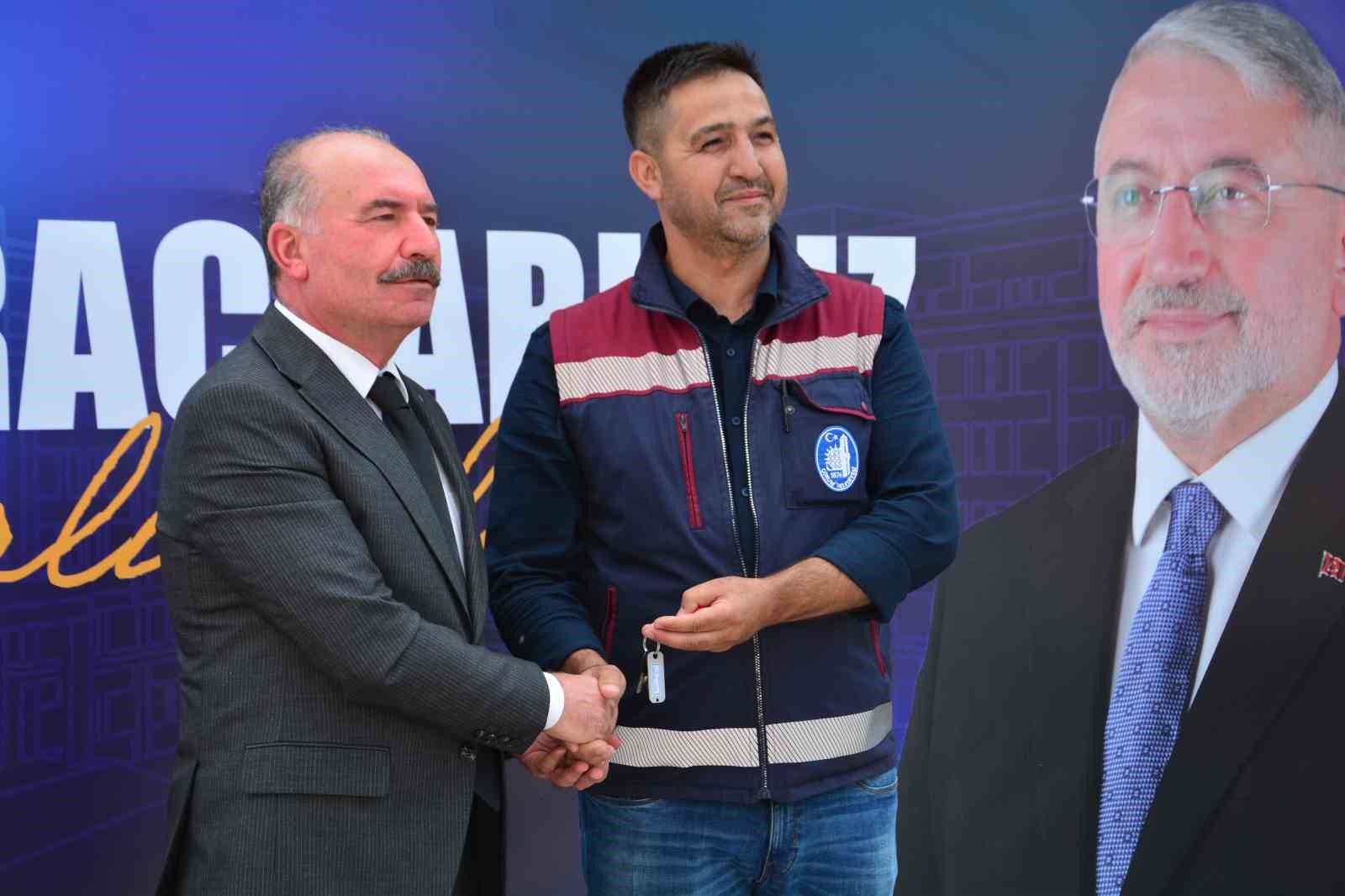 Çorum Belediyesi 83 milyon liralık yeni araç filosunu hizmete aldı
