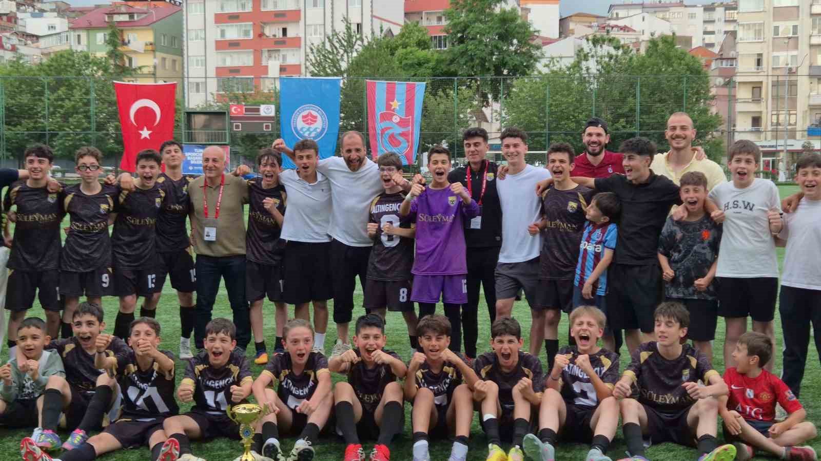 U13 Trabzon Şampiyonu Altın Gençlik oldu
