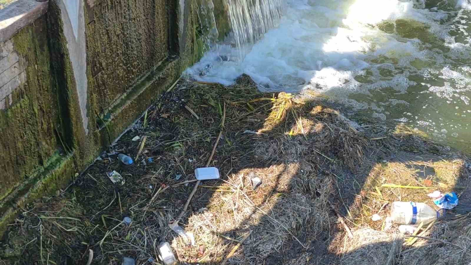 Porsuk Çayı’nın tüm pisliği burada birikiyor