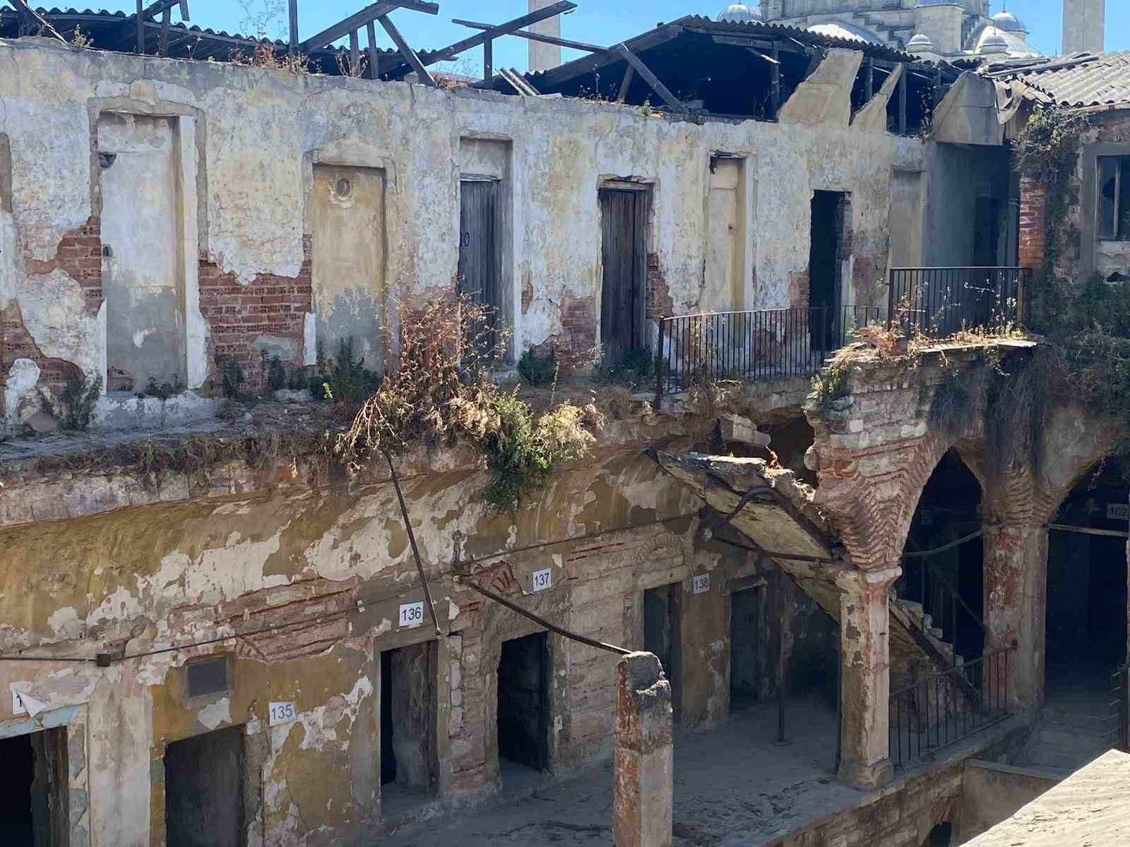 Fatih’in tarihi hafızası Şekerci Han yeniden ayağa kaldırılıyor, çalışmaların 2029’da bitmesi hedefleniyor