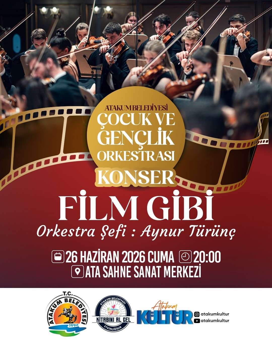 Atakum’da film gibi konser