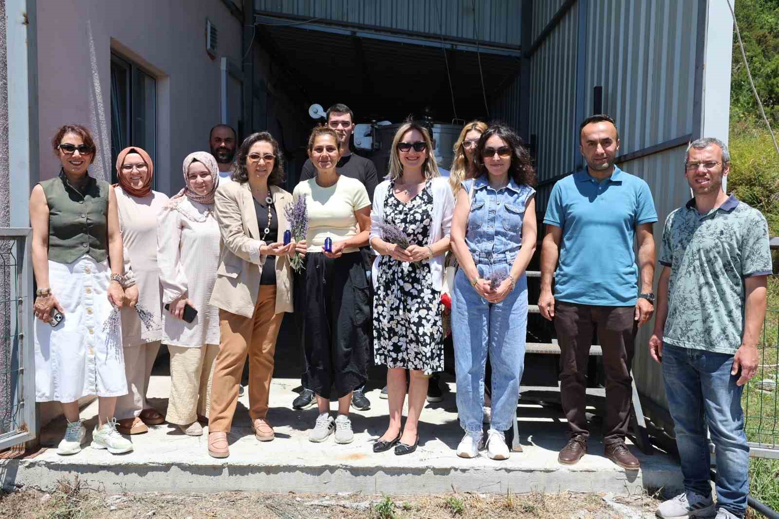 Lavanta üreten kadın kooperatifine katma değer desteği