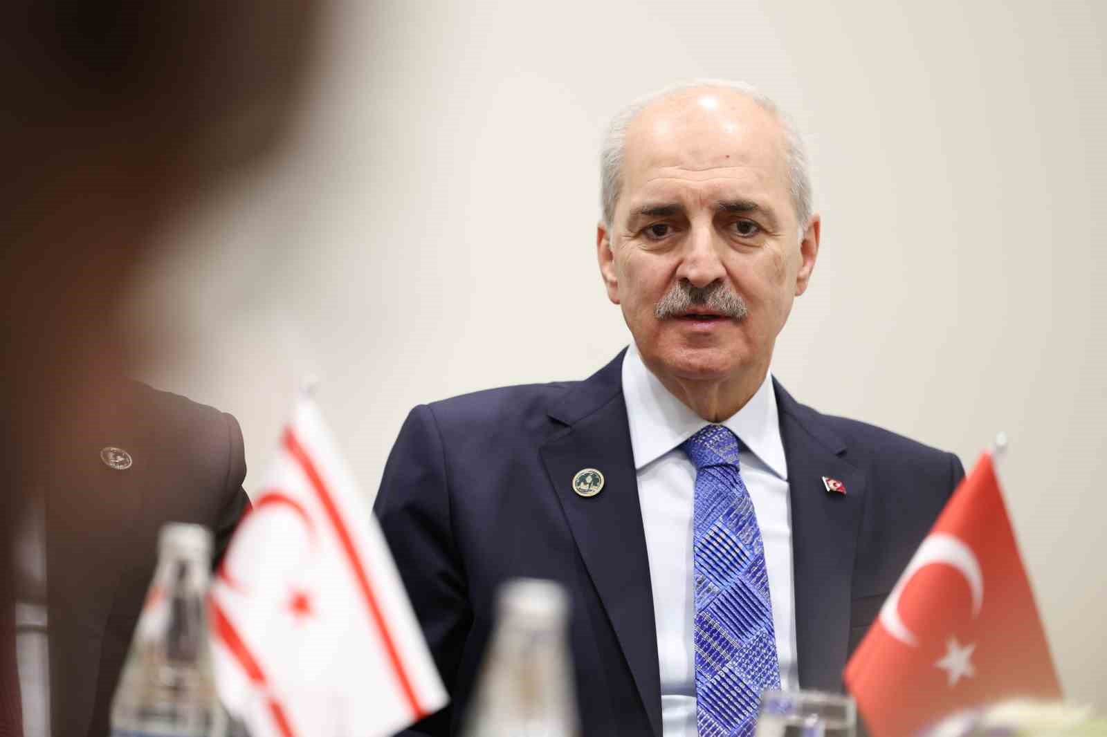 TBMM Başkanı Kurtulmuş: "Türkiye, KKTC’nin ve Kıbrıs’ın tamamının garantörüdür"