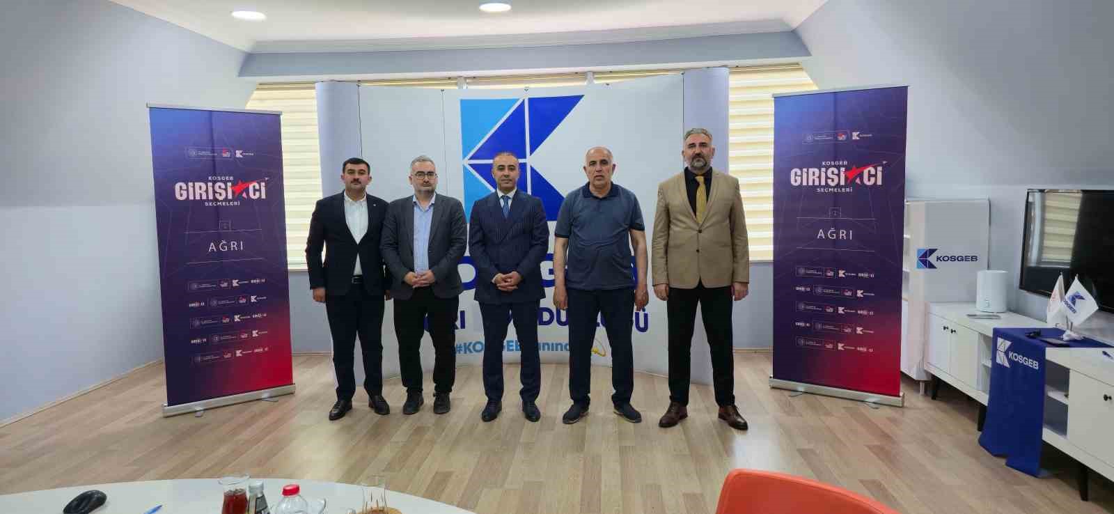 KOSGEB Ağrı Müdürlüğü’nde girişimci seçmeleri yapıldı