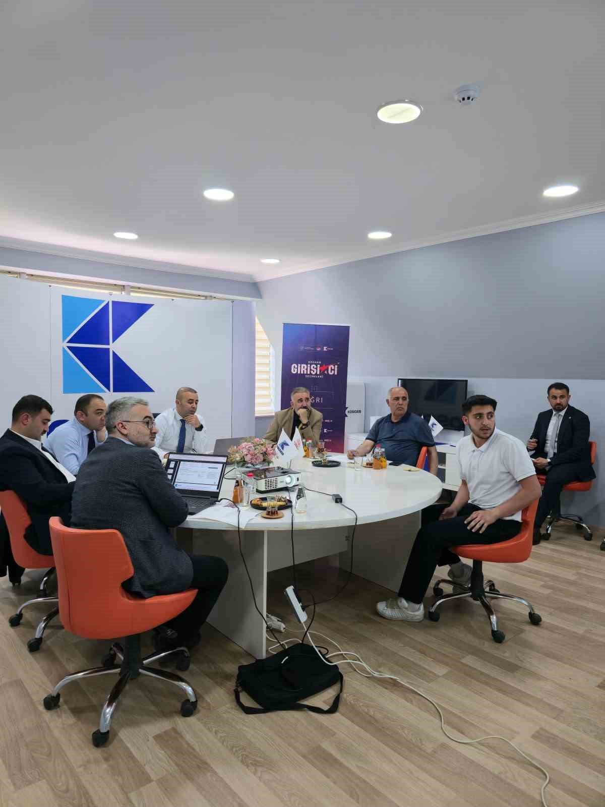 KOSGEB Ağrı Müdürlüğü’nde girişimci seçmeleri yapıldı