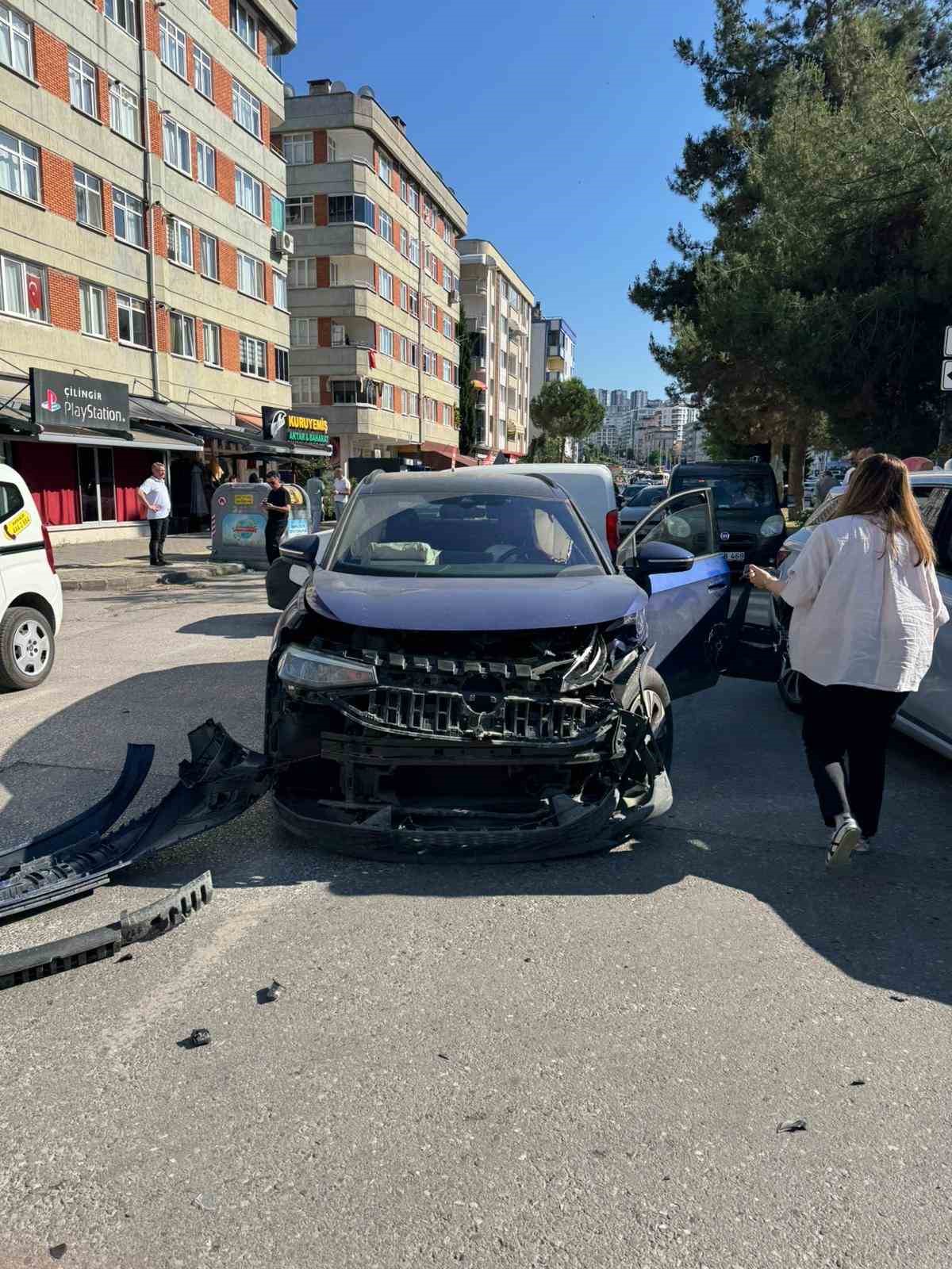 Samsun’da zincirleme kaza
