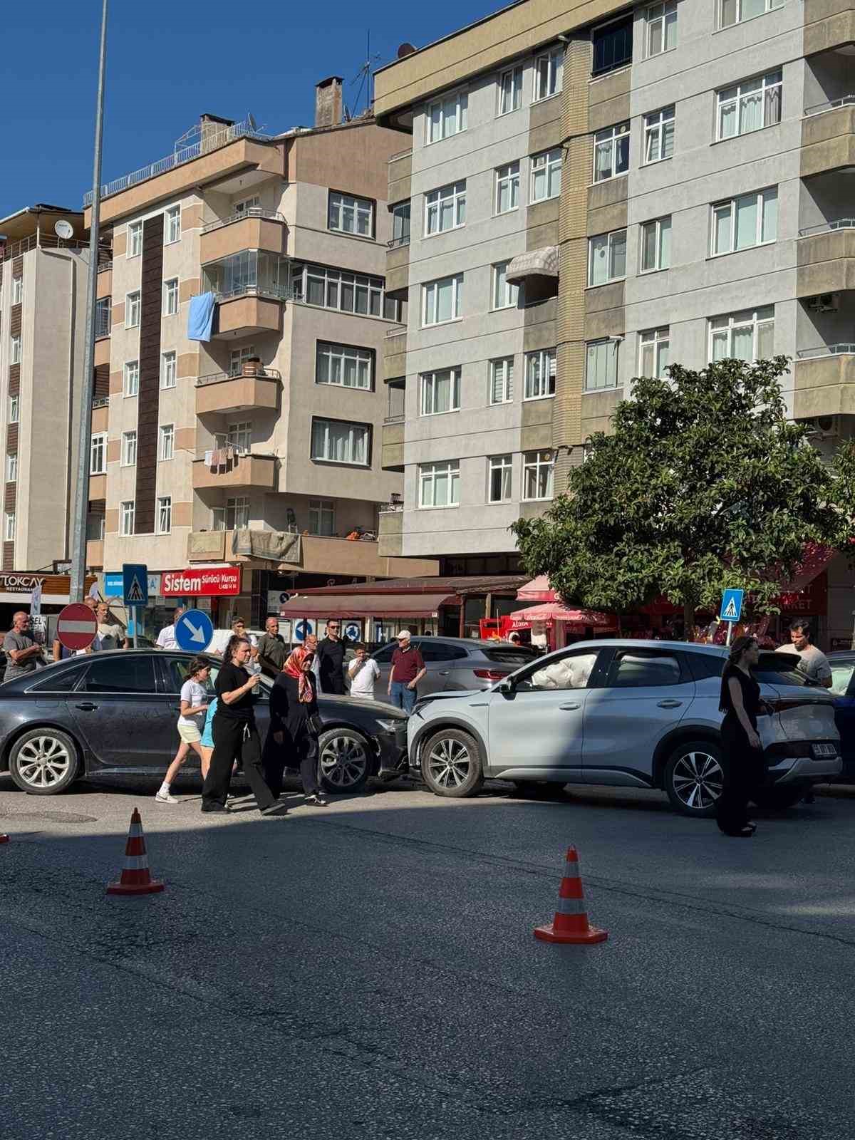 Samsun’da zincirleme kaza