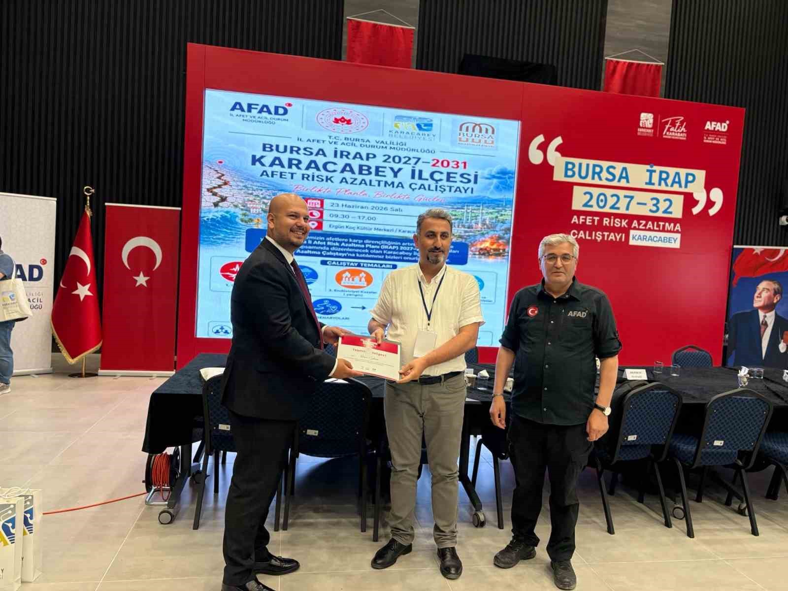 Karacabey’de afetlere karşı güç birliği