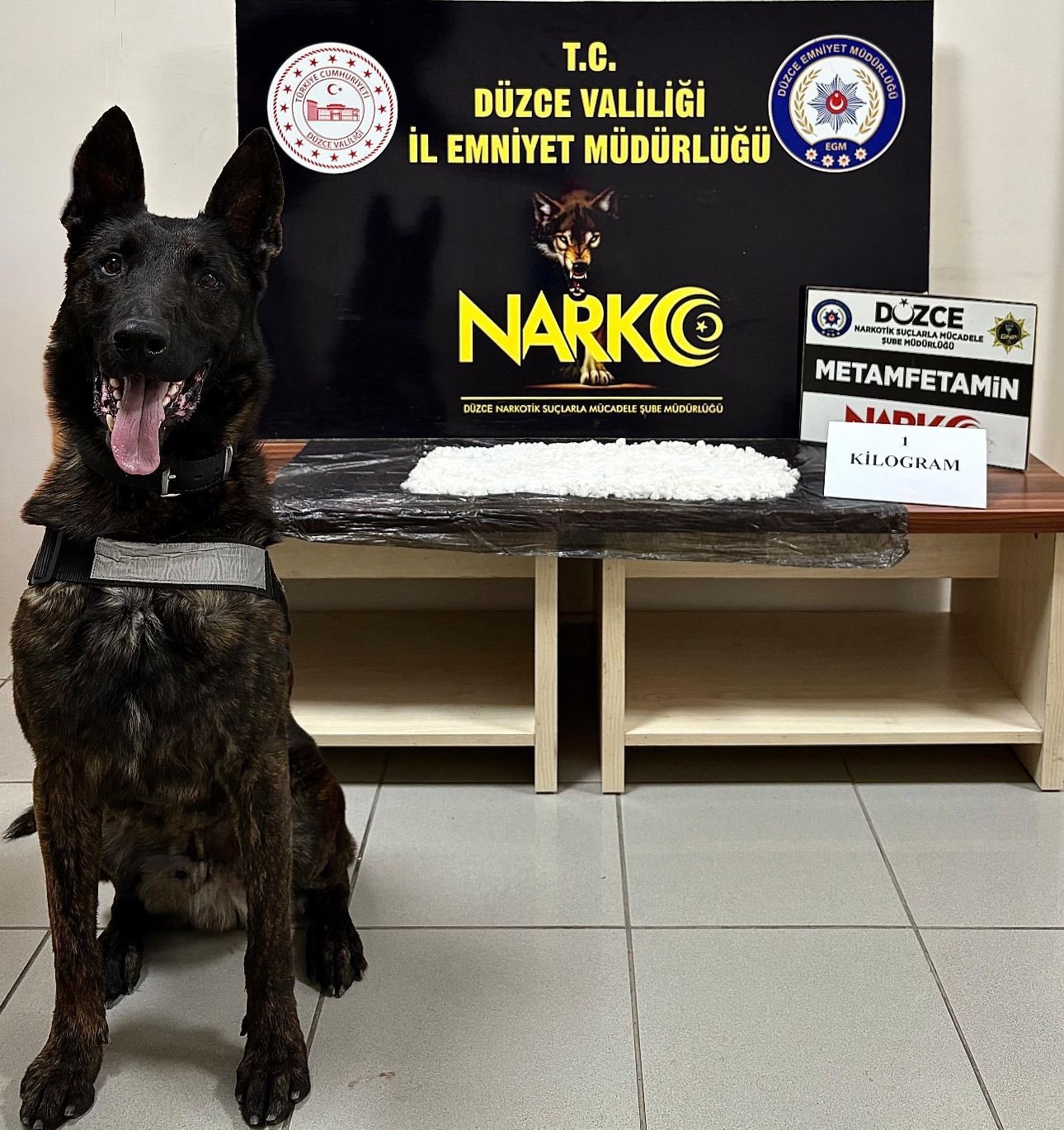 Düzce’de 1 kilogram metamfetamin ele geçirildi, 1 kişi tutuklandı