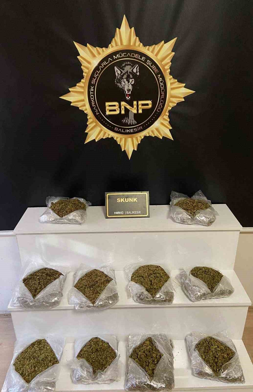 Balıkesir polisinden ’Narkorekor’
