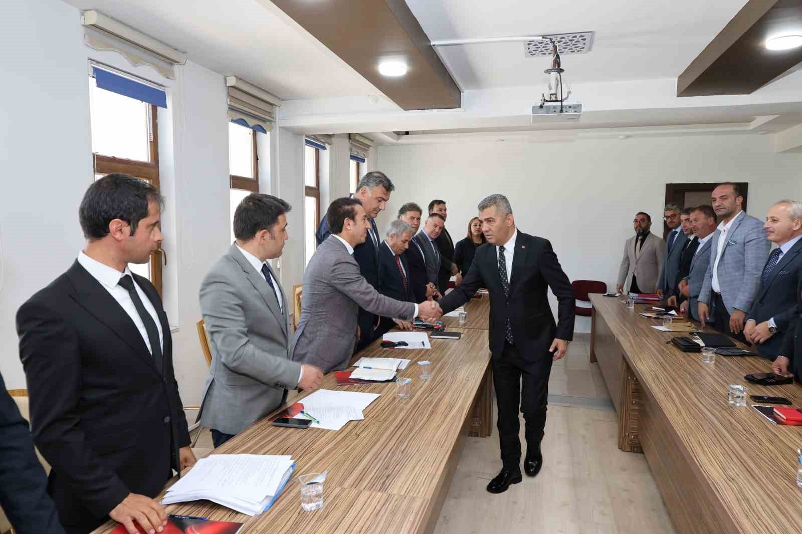 İlçe milli eğitim müdürleriyle yılsonu değerlendirmesi