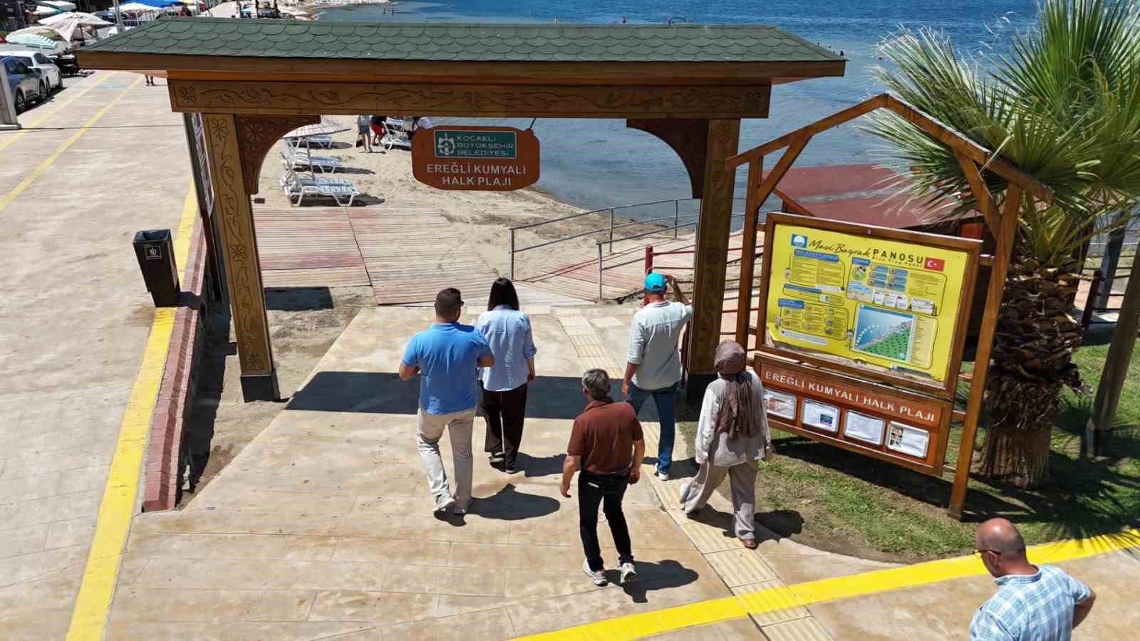Kocaeli’nin Mavi Bayraklı 9 plajı yaz sezonu denetimlerinden tam not aldı