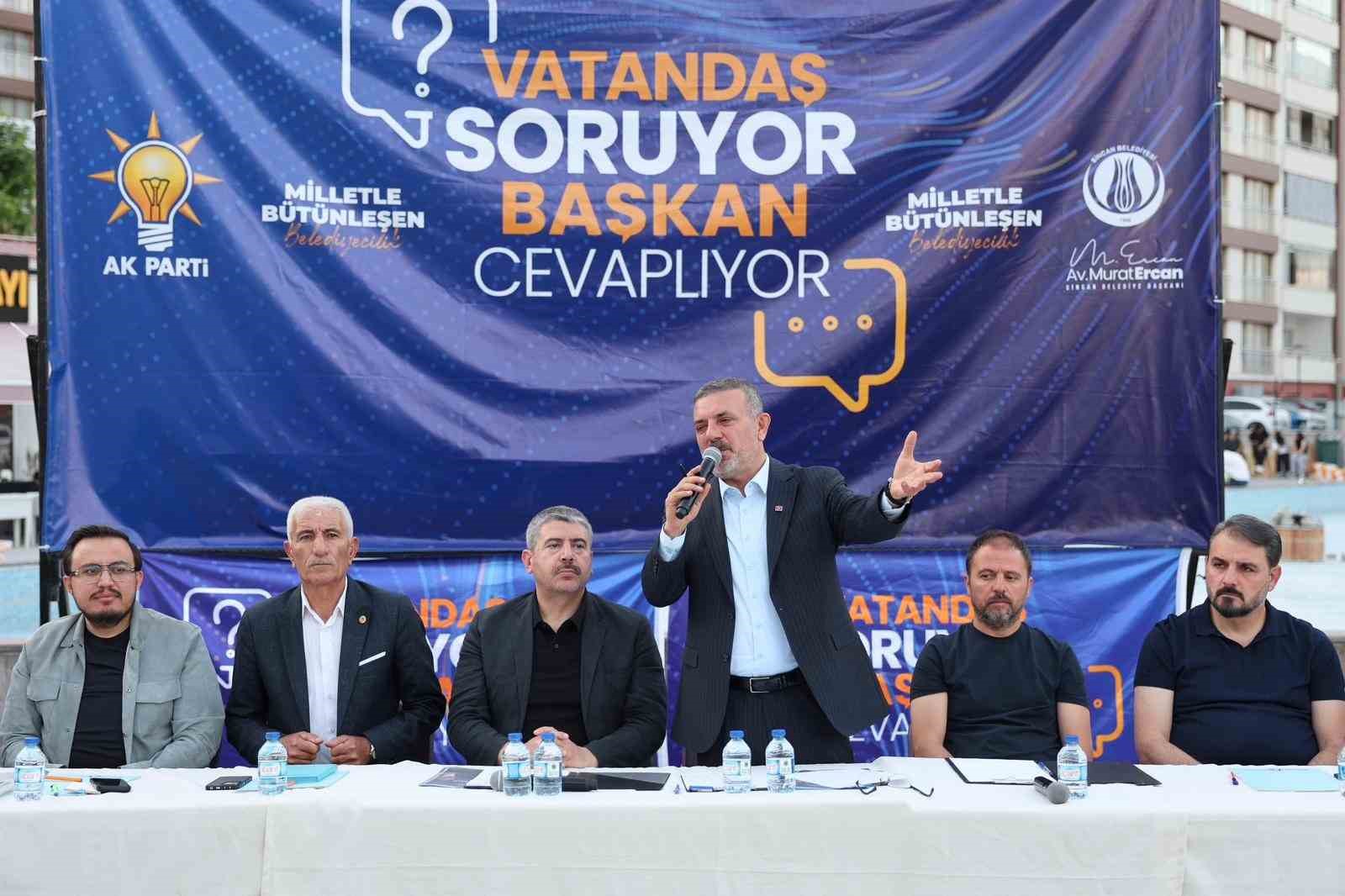 Başkan Ercan, ‘Vatandaş Soruyor, Başkan Cevaplıyor’ buluşmasında Saraycık Mahallesi sakinleri ile bir araya geldi