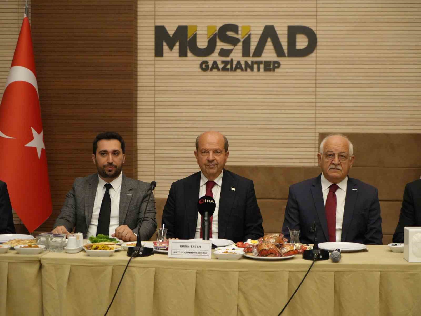 KKTC 5. Cumhurbaşkanı Ersin Tatar: "MÜSİAD, iş dünyasında bizlerin temsilcisidir"