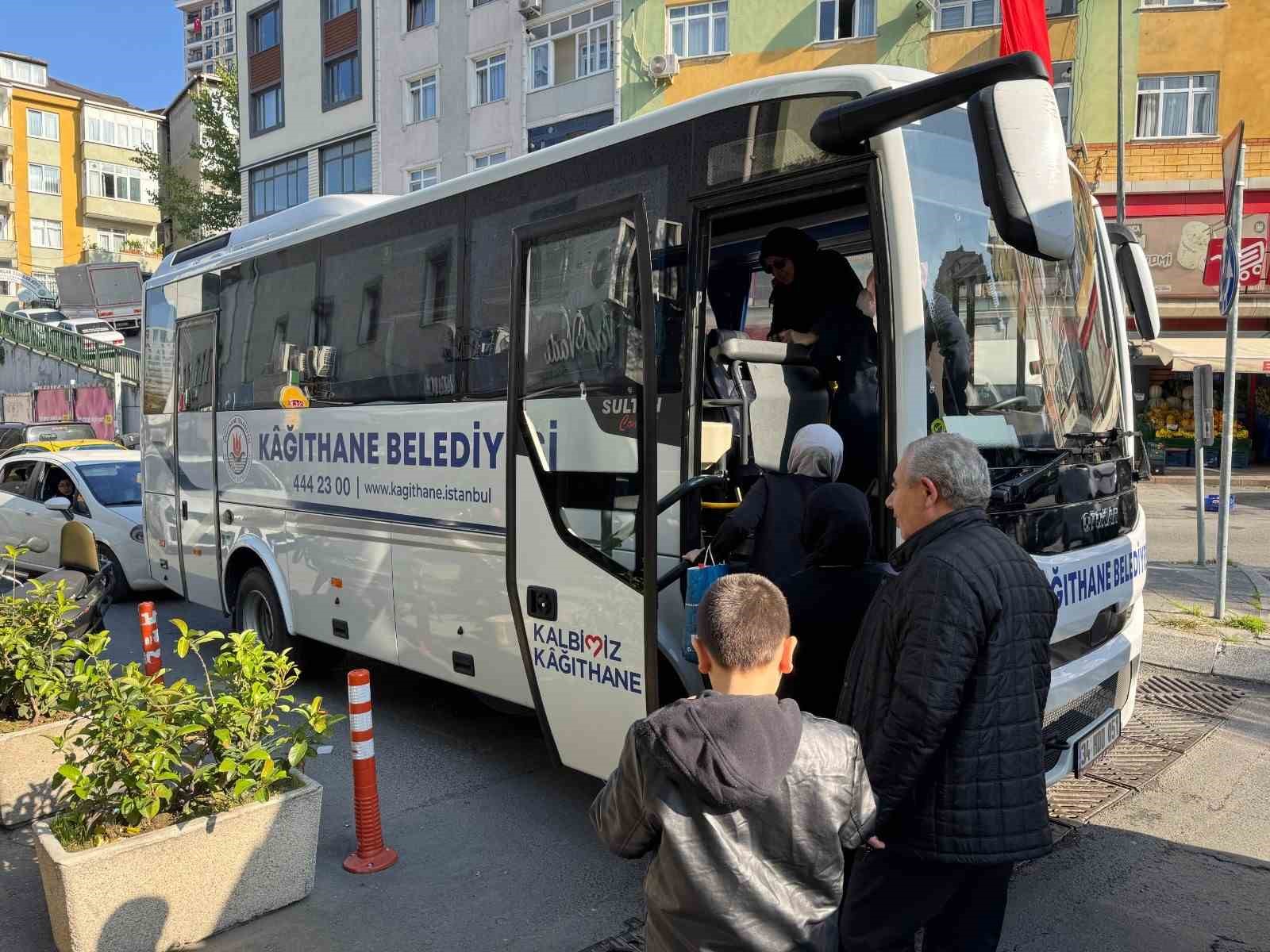 Kağıthane Belediyesi’nden vatandaşlara mezarlık ziyareti kolaylığı