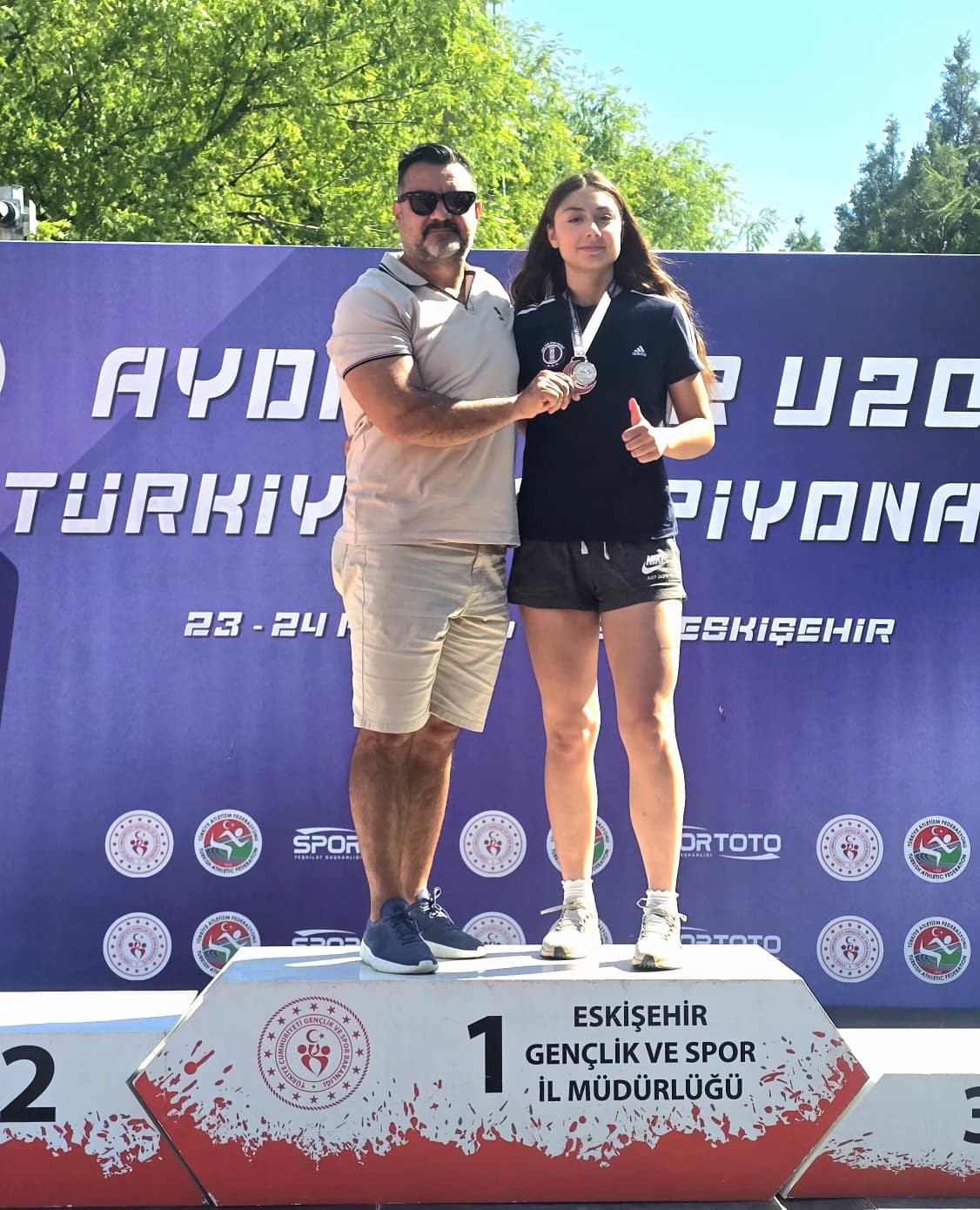 Aydınlı Tuana, heptatlonda Türkiye şampiyonu oldu