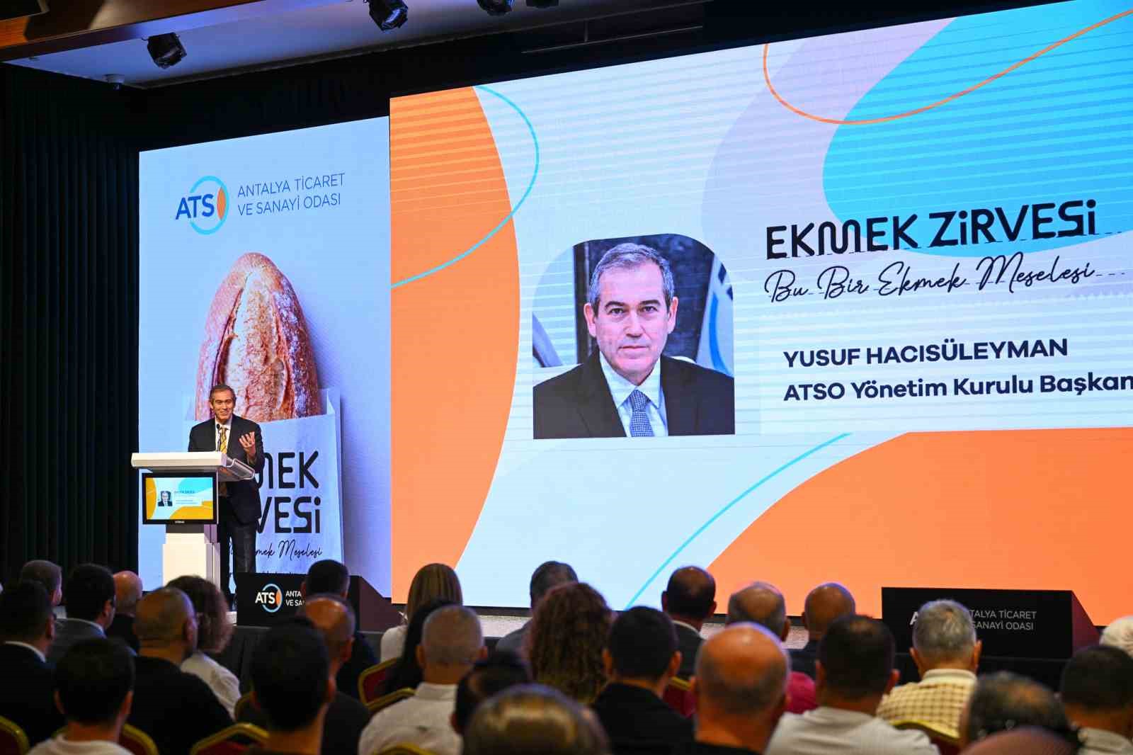 160 ülkenin sofrasına uzanan ’Ekmek meselesi’ Antalya’da konuşuldu