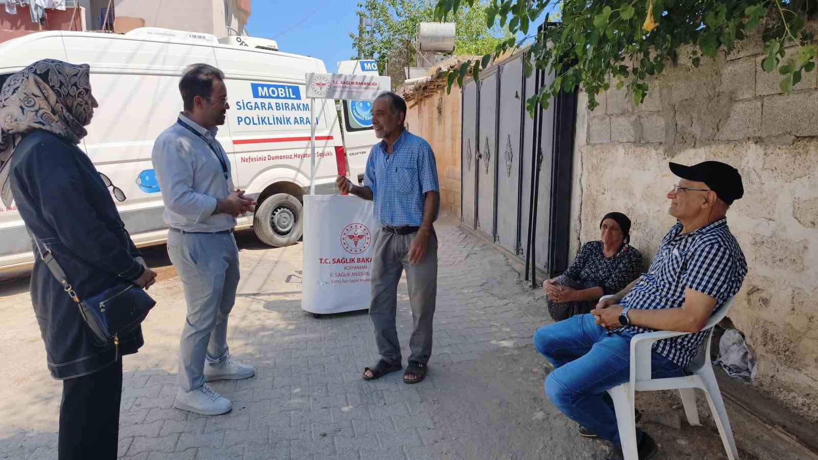 Mobil sigara bırakma polikliniği umut oluyor