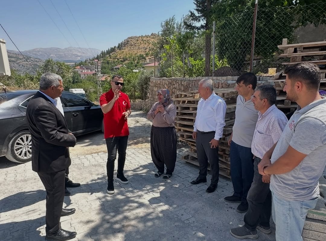 Adıyaman’da kırsal altyapı ve yol yatırımları yerinde incelendi