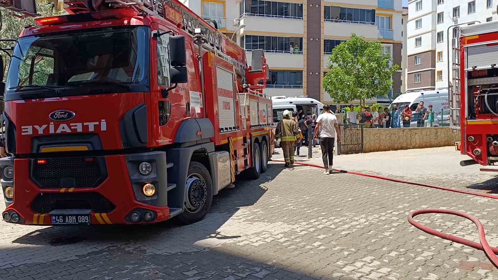 Kahramanmaraş’ta ikamet yangını: 3 ölü
