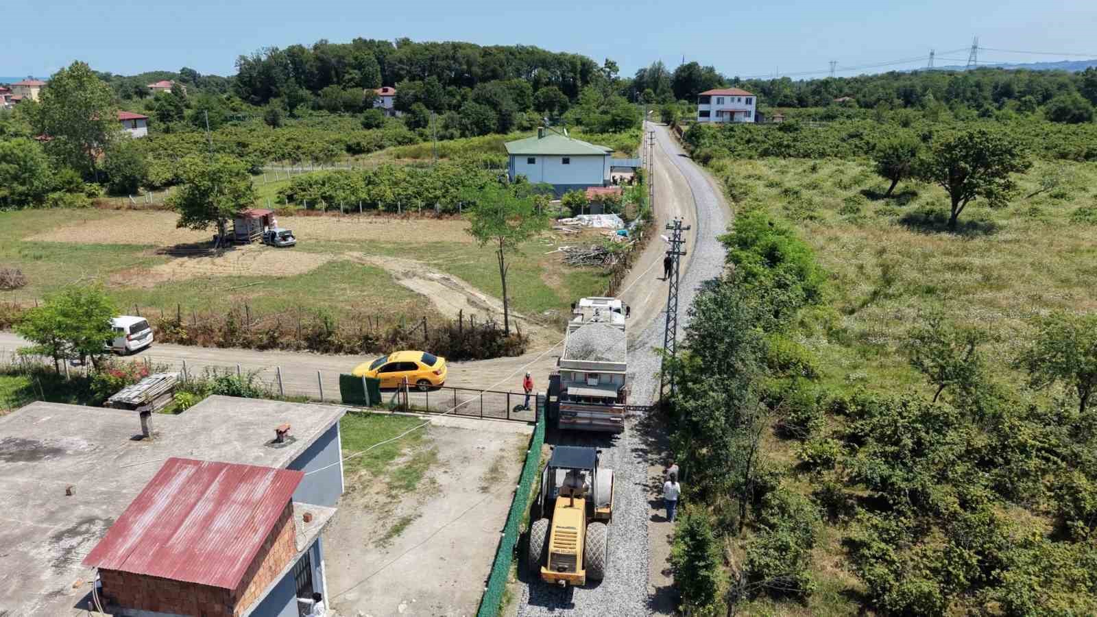Terme’de yol çalışmalarında 200 milyon TL’yi aşan yatırım