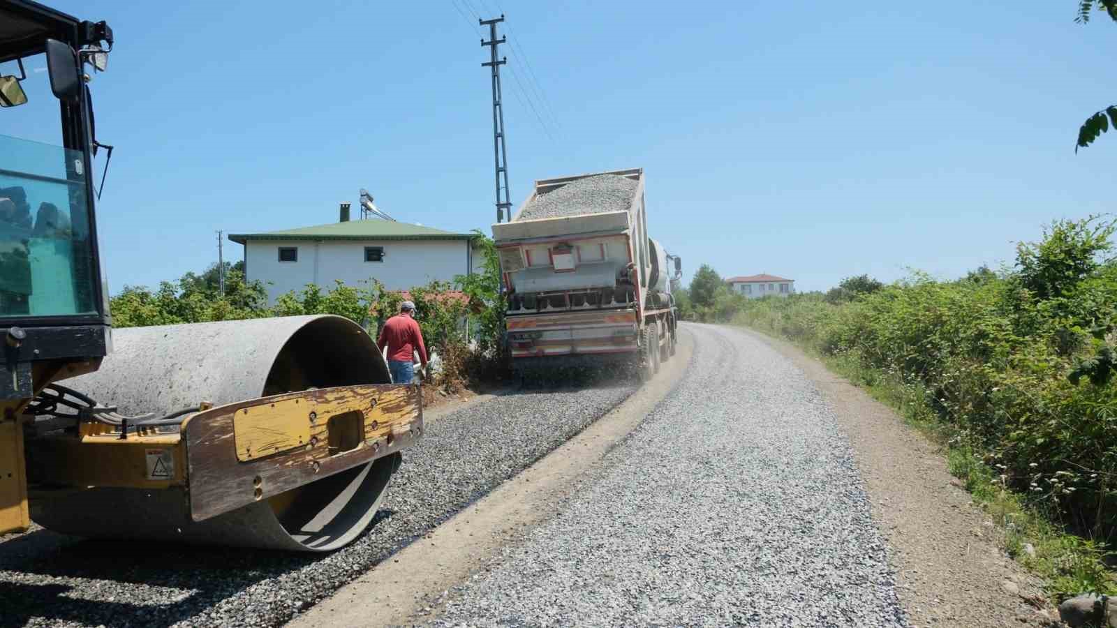 Terme’de yol çalışmalarında 200 milyon TL’yi aşan yatırım