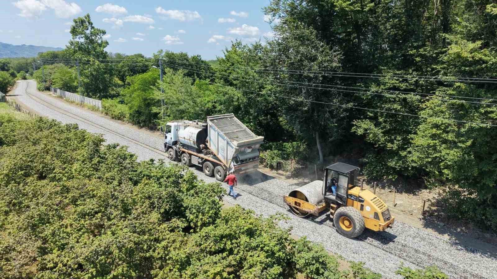 Terme’de yol çalışmalarında 200 milyon TL’yi aşan yatırım