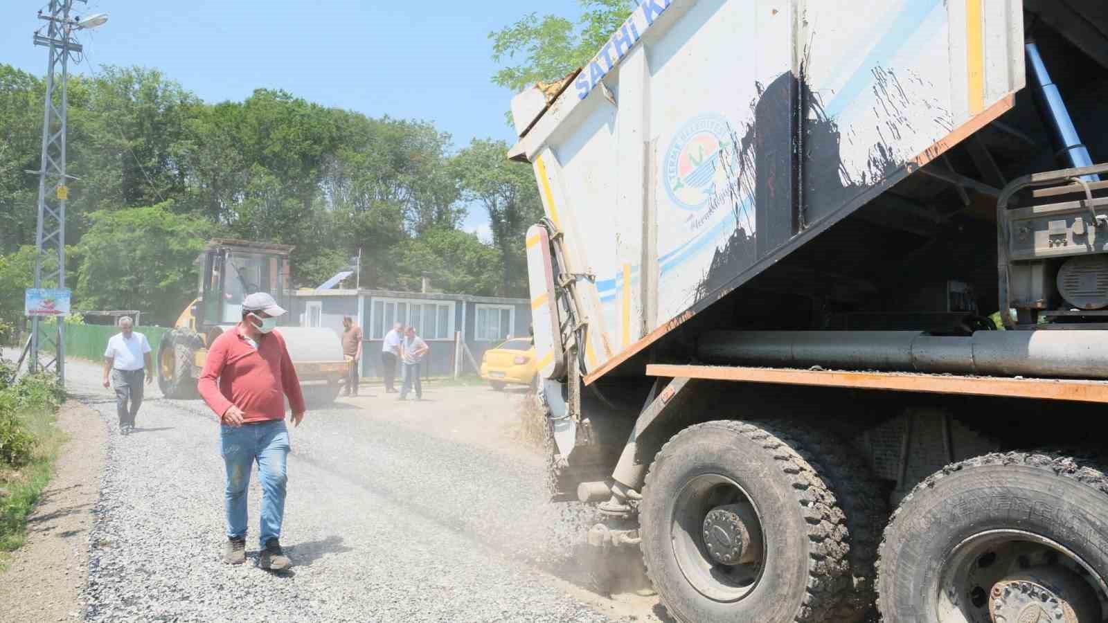 Terme’de yol çalışmalarında 200 milyon TL’yi aşan yatırım
