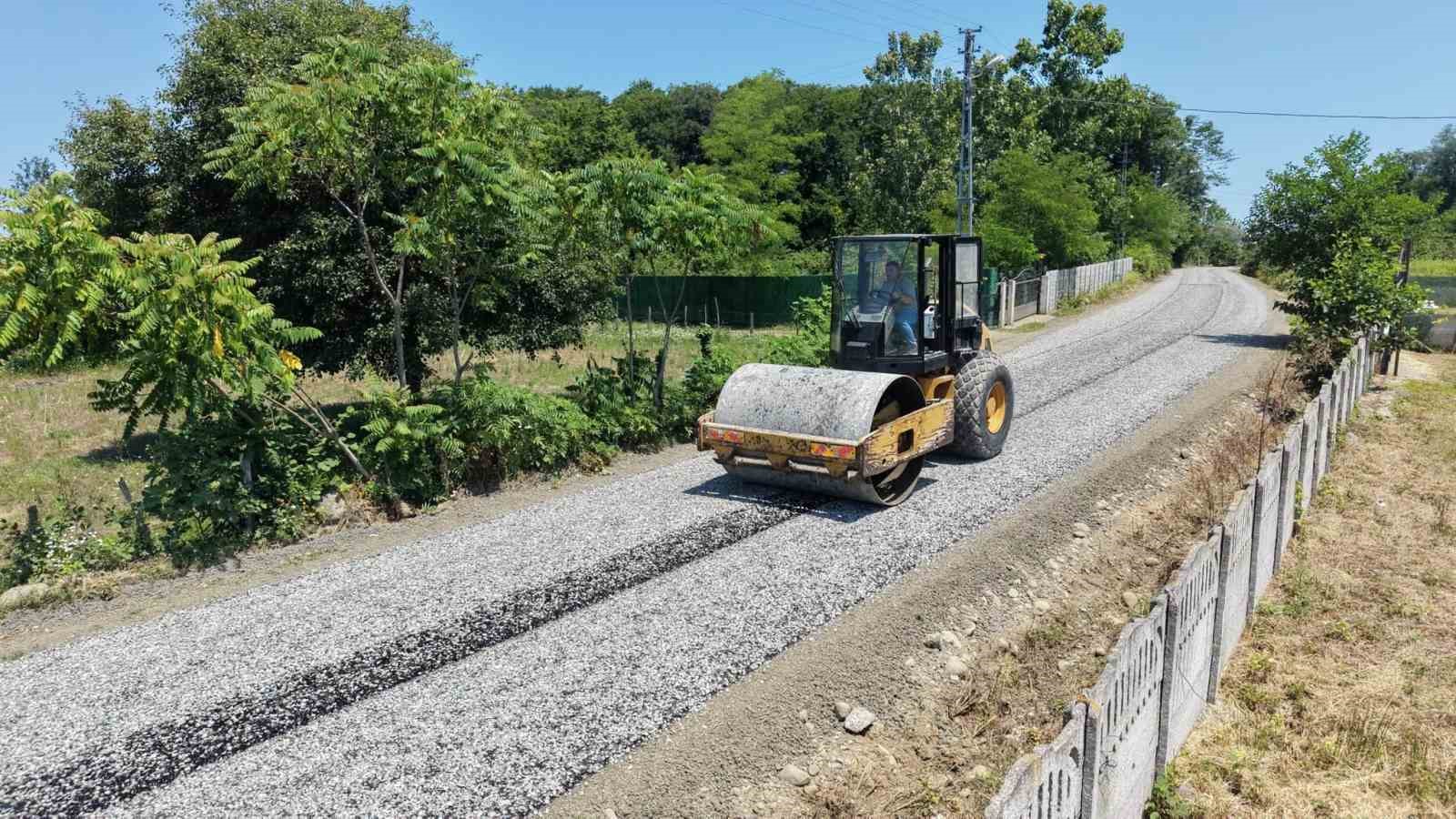 Terme’de yol çalışmalarında 200 milyon TL’yi aşan yatırım