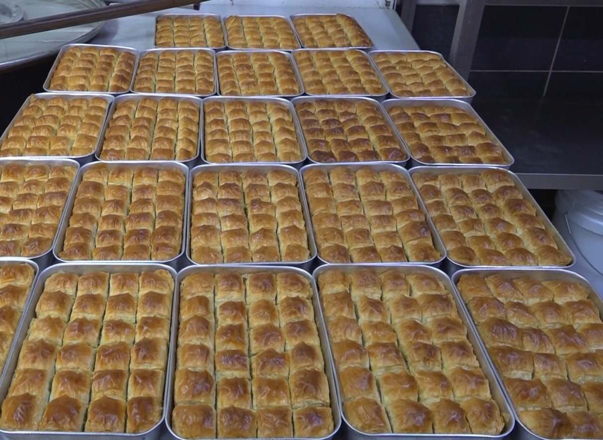 Gaziantep baklavasında ihracat yoğunluğu: Aylık talep 5 tonu geçiyor