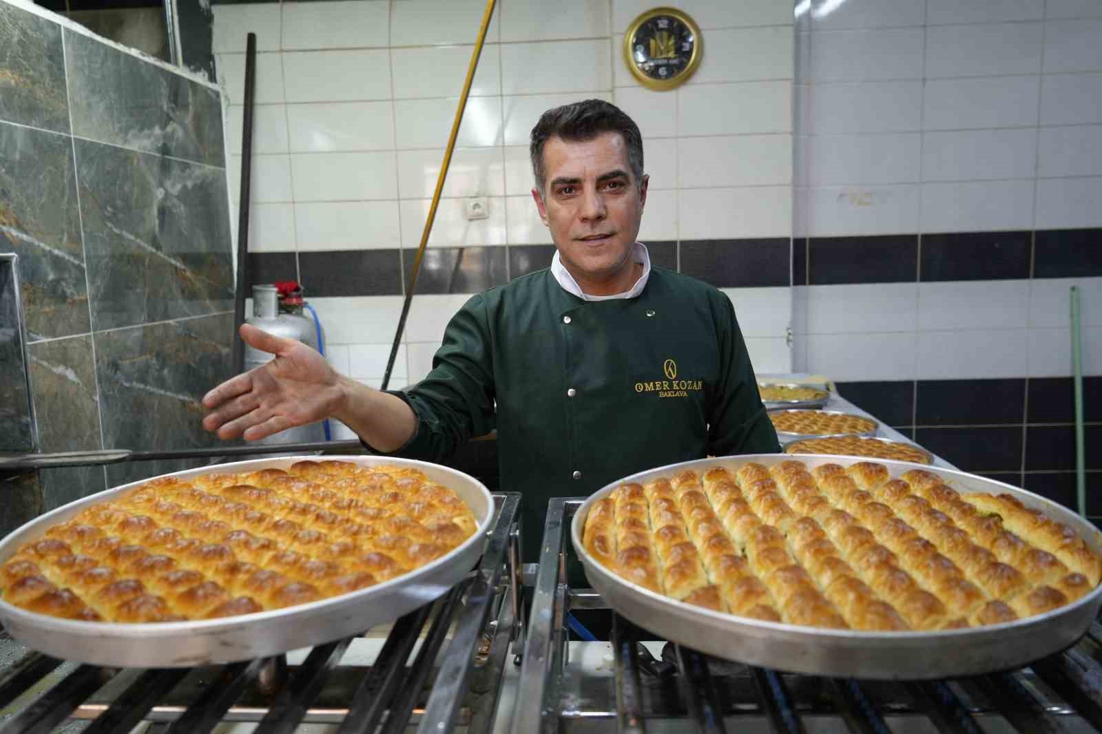 Gaziantep baklavasında ihracat yoğunluğu: Aylık talep 5 tonu geçiyor