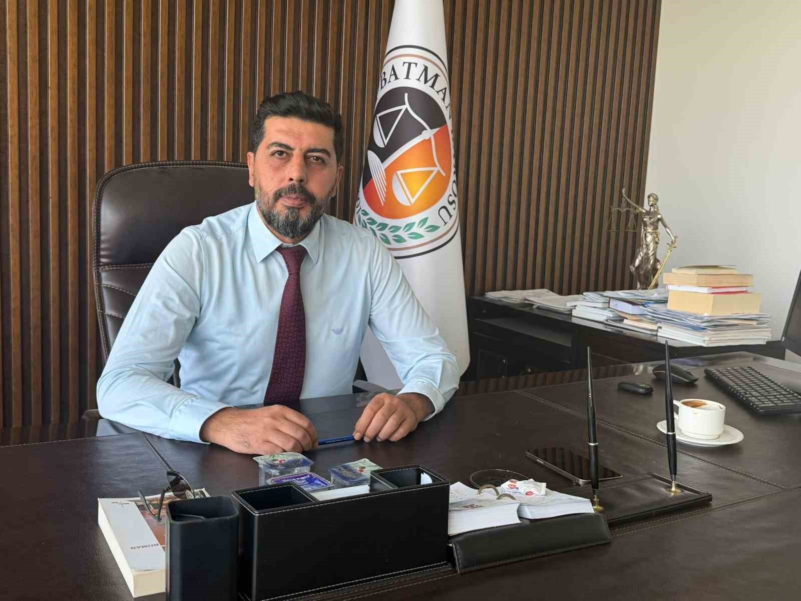 Batman Barosu Başkanı Çakan: "Bu davanın sonuna kadar takipçisi olacağız"