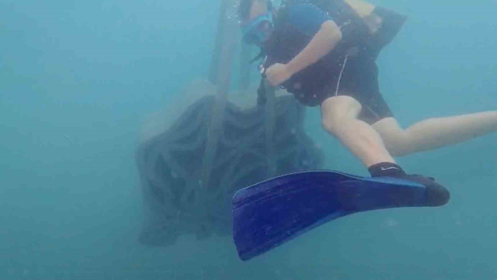 Antalya’da 3D yazıcıyla üretilen yapay resifler denizle buluştu