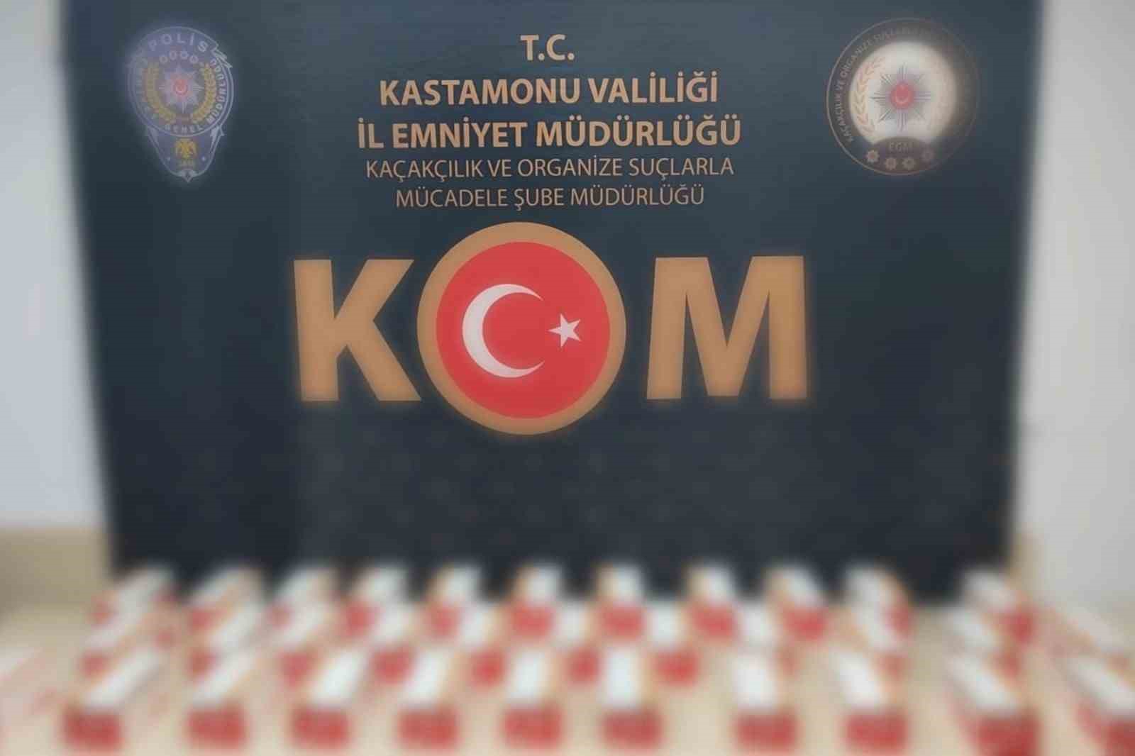 Kastamonu’da kaçakçılık operasyonu: 2 gözaltı