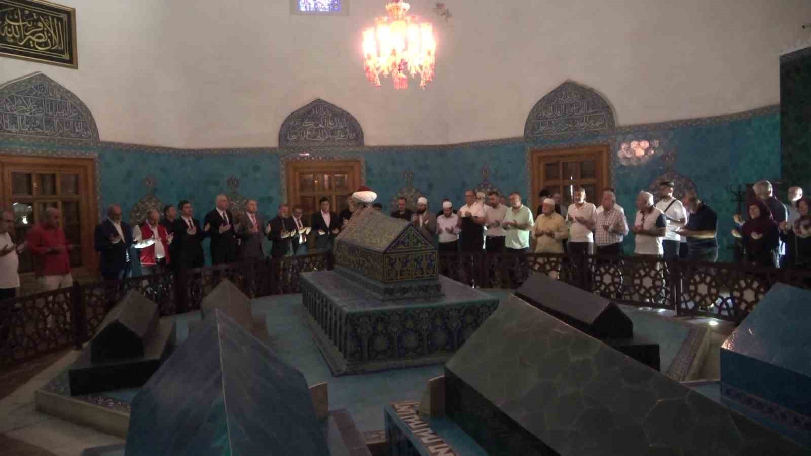 Bursa’da Sultan Çelebi Mehmed Han, vefatının 605. yılında dualarla anıldı