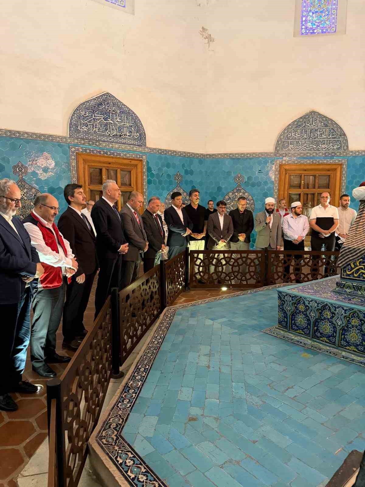Bursa’da Sultan Çelebi Mehmed Han, vefatının 605. yılında dualarla anıldı