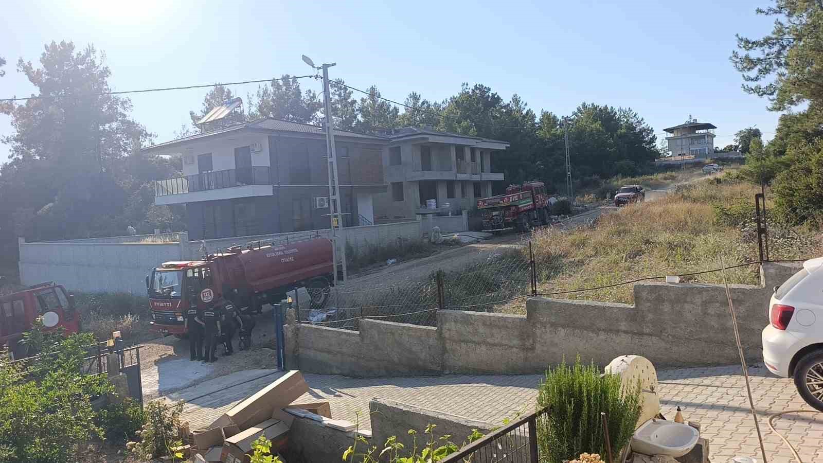 Spiral makinesinden çıkan kıvılcımlar ormanın yanmasına neden oldu: 1 gözaltı