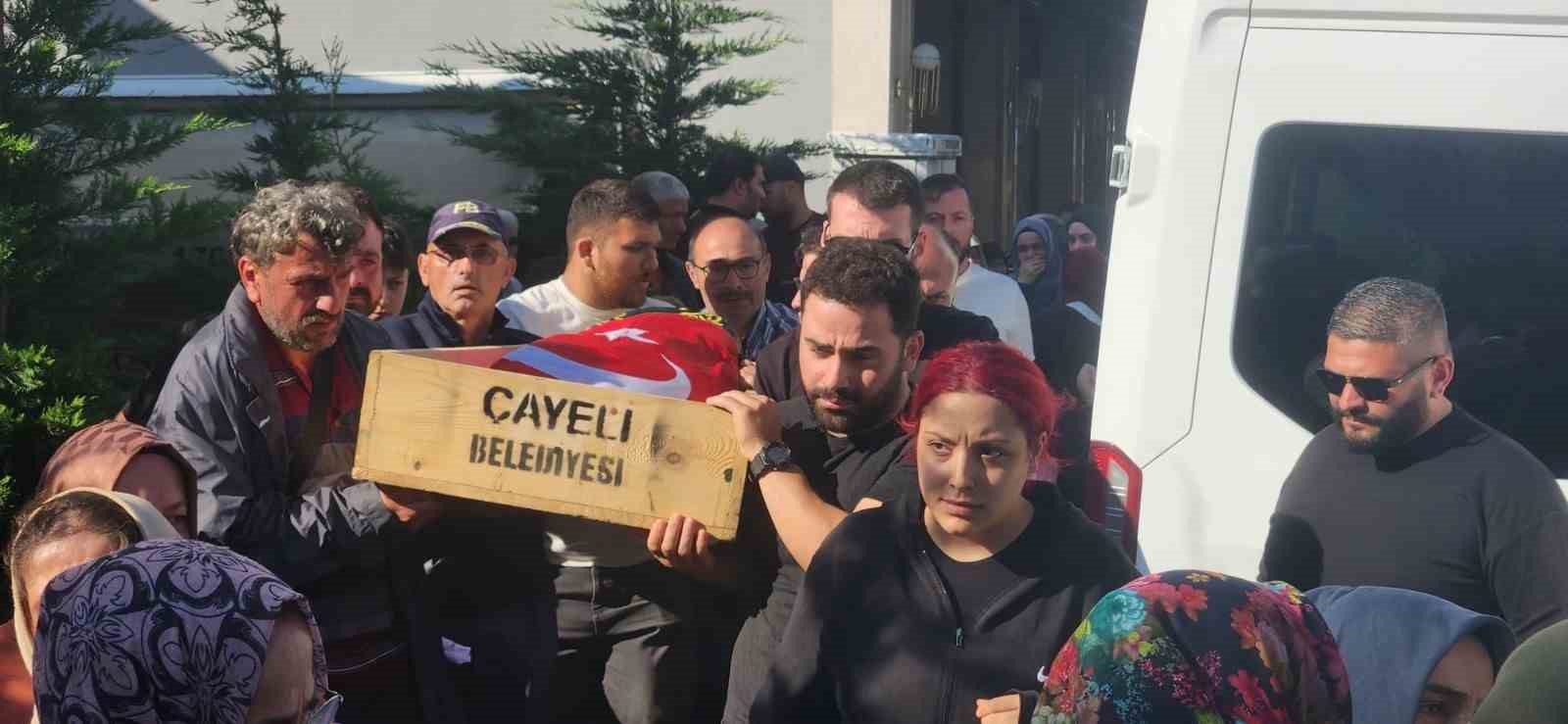 Rize’deki feci kazada hayatını kaybedenler toprağa verildi