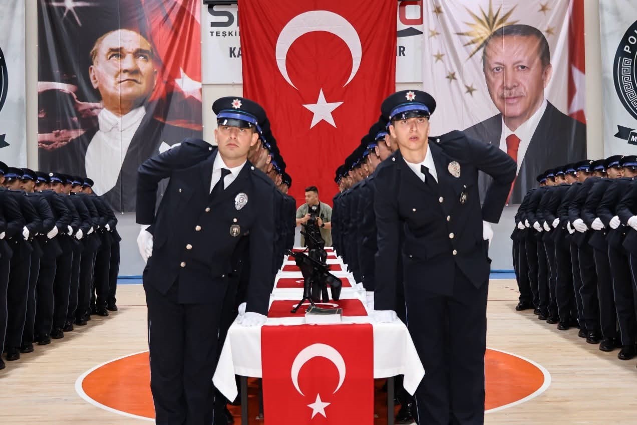 Merzifon POMEM’de 162 polis adayı mezun oldu