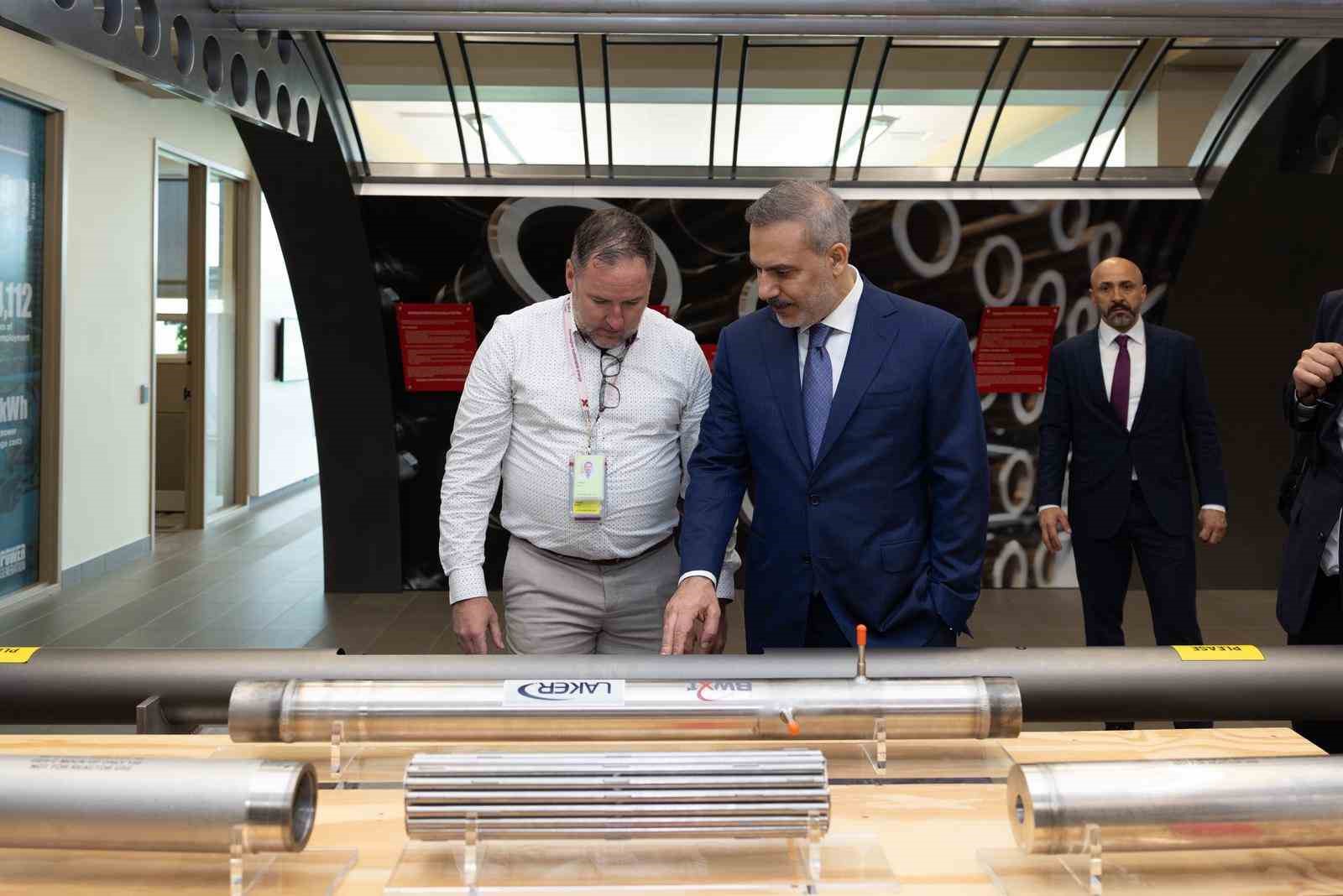 Dışişleri Bakanı Fidan’dan Kanada’da nükleer tesis ziyareti